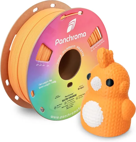Miniatura 25 de Panchroma - Filamento de impresión 3D de ácido poliláctico (PLA) en degradado de Halloween, naranja, amarillo y magenta, 0.069 in, carrete de 2.2