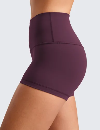 Miniatura 35 de CRZ YOGA Butterluxe - Pantalones cortos de ciclismo de cintura alta para mujer, 2.5 pulgadas, yoga, entrenamiento, elastano, correr, voleibol