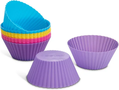 Miniatura 8 de Mrs. Anderson's Baking Tazas de silicona para muffins Marrón
