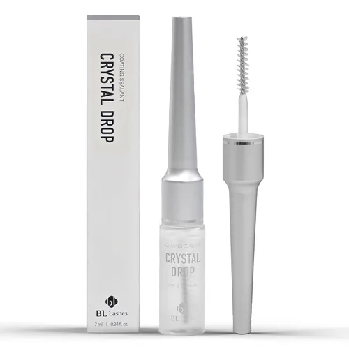 BL Lashes Blink - Sellador de pestañas con revestimiento de diamante negro y gota de cristal para extensiones de pestañas, sellador de pestañas