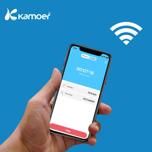 Miniatura 3 de Kamoer KXP100 0.0-3.7 fl oz/min Bomba peristáltica programable inteligente de bajo flujo 24V Acuario ajustable Bomba de dosificación Soporte WiFi