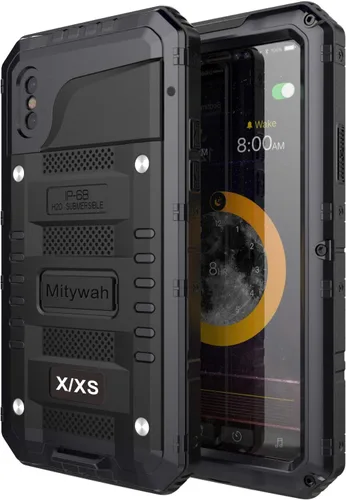 Miniatura 17 de Mitywah - Funda impermeable compatible con iPhone X/XS, [Cubierta protectora de cuerpo completo] con [protección de pantalla integrada]