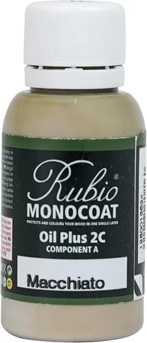 Miniatura 60 de Rubio Monocoat Muestra de Acabado de Aceite para Madera - Puro Aceite Plus Parte A Aceite de Linaza de Secado Rápido y Ecológico para Uso Pure