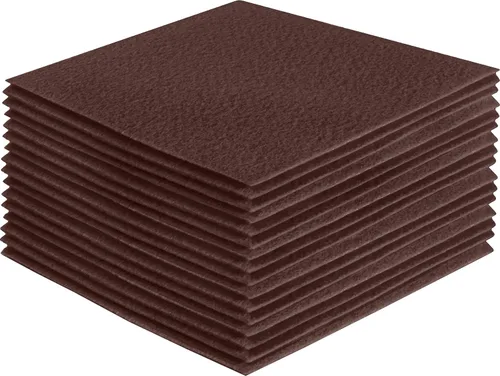 Miniatura 15 de FabricLA Hojas de fieltro acrílico para manualidades, cuadrados de fieltro precortados suaves de 4 x 4 pulgadas (3.9 in x 3.9 in), utiliza hojas