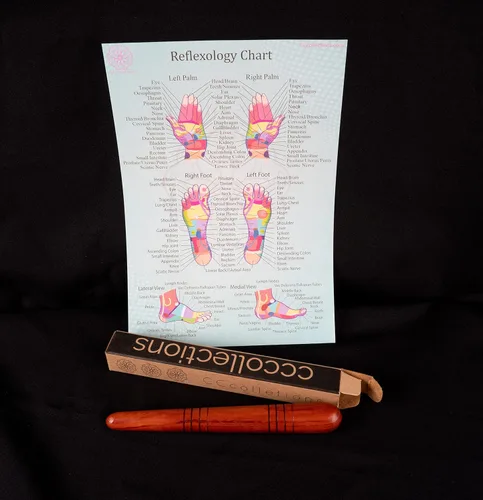Miniatura 2 de CCcollections Herramientas de masaje de terapia de madera, herramienta de palo de madera de reflexología, equipo tradicional para aliviar el dolor