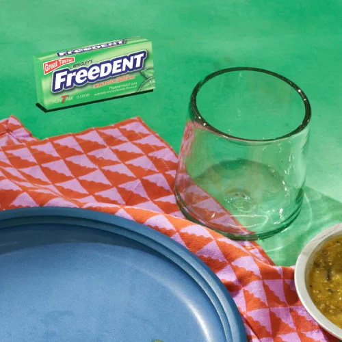 Miniatura 6 de FREEDENT Goma de mascar de menta, 15 palitos (paquete de 12)