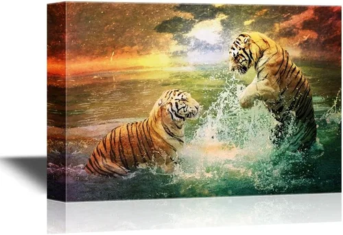 Miniatura 24 de wall26 Lienzo decorativo para pared, cuadros de personajes de ópera china, decoración de pared para el hogar, dormitorio, sala de estar, pinturas