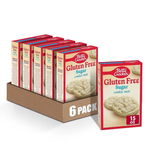 Miniatura 14 de Betty Crocker Mezcla de galletas con chispas de chocolate sin gluten, 19 onzas (paquete de 6)