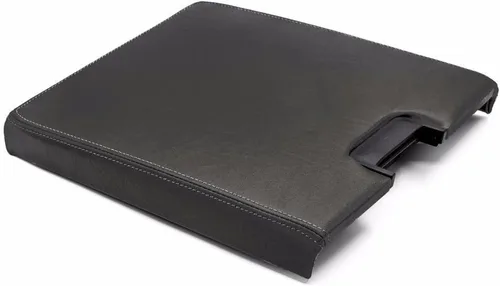 Sizver juego de repuesto de cobertor para tapa de consola apoyabrazos en color negro para camionetas y vehículos utilitarios deportivos Chevrolet