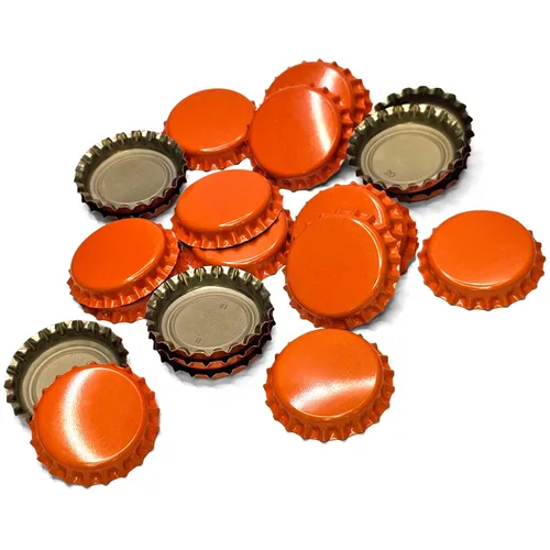 Miniatura 5 de Tapas naranjas lisas - 144 Ct.