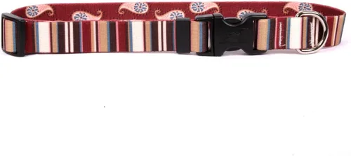 Miniatura 15 de Yellow Dog Design Collar de perro con rayas navideñas, tamaño grande, 1 pulgada de ancho