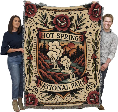 Miniatura 21 de Pure Country Weavers Manta del Parque Nacional Acadia, manta de tapiz de algodón para regalo, fabricada en los Estados Unidos, 72 x 54 pulgadas
