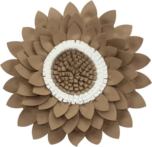 Miniatura 33 de Almohada de flores – Almohadas decorativas de girasol – Almohada redonda de margaritas de flores 3D – Almohada redonda de acento de girasol – Soleado