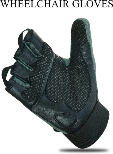 Miniatura 5 de BTR Guantes para Silla de Ruedas para Hombres y Mujeres Guantes para Movilidad y Discapacidad con Diseño Transpirable, Ligero, Agarre Negro