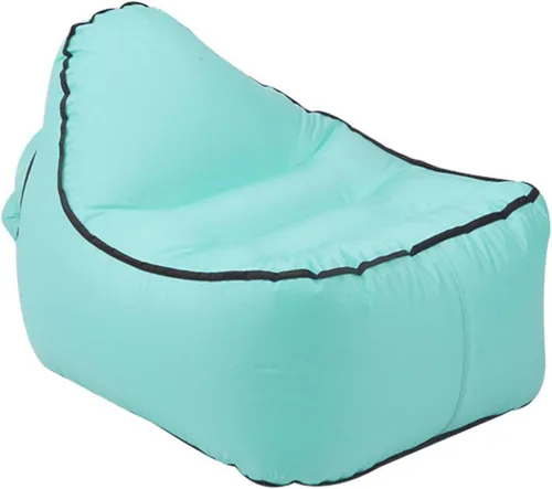 Miniatura 15 de Silla inflable, pequeño sofá inflable individual, tumbona plegable, sofá de aire portátil para estar en interiores, tienda de campaña, actividades
