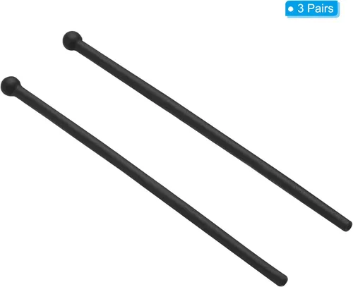 Miniatura 3 de PATIKIL Puntas de extremo para gafas, 3 pares de lentes antideslizantes para orejas, manga de tubo, templo de repuesto de silicona suave para Negro