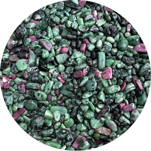 Miniatura 24 de GAF TREASURES Chips de piedras preciosas de jade semi nefrita natural, de 0.5 libras, mini cristales triturados, chips de cristal sin perforar