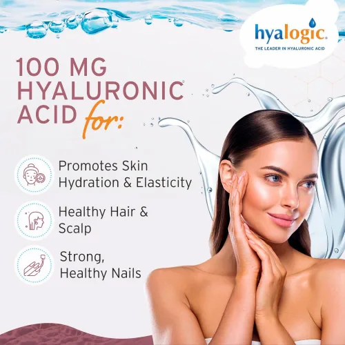 Miniatura 4 de Hyalogic Suplemento líquido de ácido hialurónico – Apoyo ingestible para la piel con 100 mg de HA y 100 mg de MSM – Hidratación natural