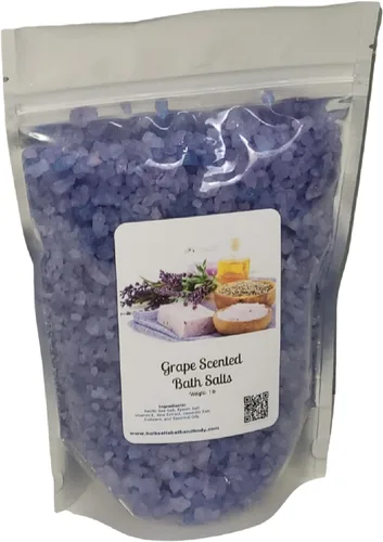 Sales de baño | Bolsa de 1 libra (16 oz.) | Elige tu aroma | Sal de Epsom | Sal marina | Baño | Cuidado del cuerpo | Belleza | Relajación | Spa |