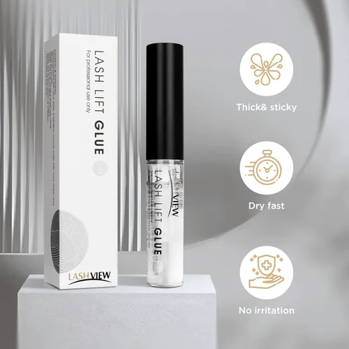 Miniatura 6 de LASHVIEW Pegamento para levantar pestañas, 2 unidades, adhesivo permanente para pestañas, sin irritación e inodoro, 0.2 fl oz*2