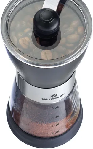 Miniatura 3 de Westmark Brasilia Negro Molinillo de café ABS Cerámica Vidrio Acero Inoxidable