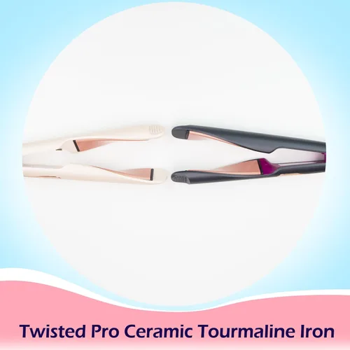Miniatura 9 de ANGENIL Plancha Plana de Cerámica Pro Twist de 1 Pulgada, Alisador y Rizador de Cabello de Doble Voltaje 2 en 1, Multi-Estilizadores Plancha Plana