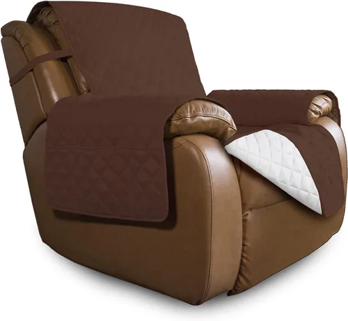 Miniatura 182 de Easy-Going - Funda para sofá, futón y sillón sin reposabrazos, reversible, resistente al agua, para mascotas y niños (azul oscuro/azul claro)