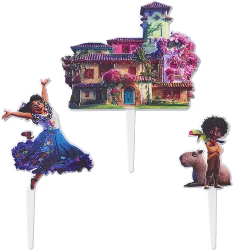Miniatura 2 de DecoSet® Disney Encanto Cake Topper, kit de decoración de tartas, juego de 3 piezas