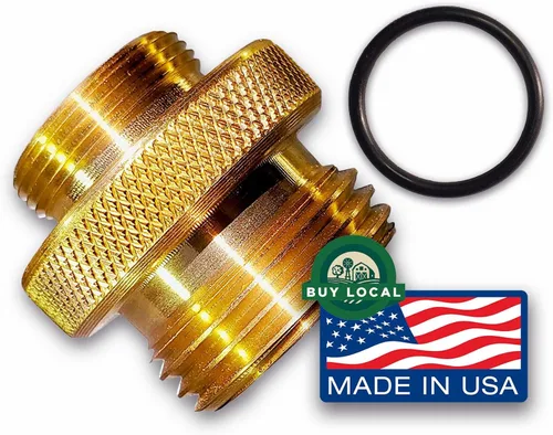 Miniatura 8 de SPGTM-8 ~ Adaptador de manguera Woodford Bibb reemplaza 34HF, 50HF y 55437 con un conector recto para espigas, llaves y modelos de hidrante