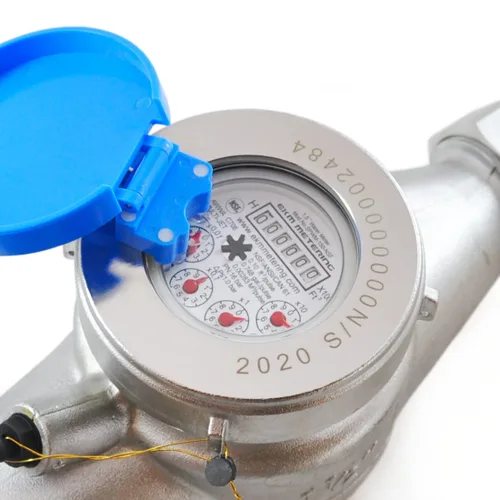Miniatura 2 de Medidor de agua de 1.5" - Acero inoxidable, salida de pulsos, NSF 61, NTEP
