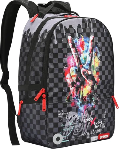 Miniatura 9 de Mochila Graffiti, mochila de diseñador para laptop para trabajo de 15.6 pulgadas, mochila resistente al agua para computadora, Anónimo, Grande