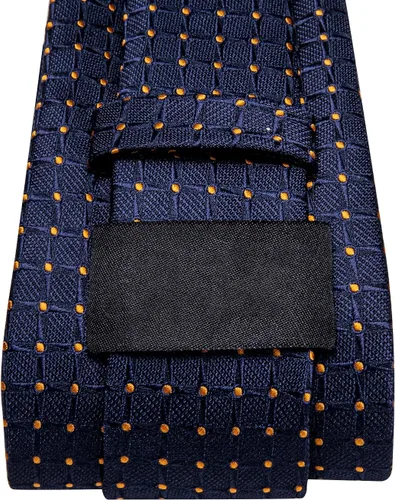 Miniatura 167 de Dubulle Corbata tejida de cachemira para hombre y gemelos de pañuelo para hombre, conjunto de gemelos para boda formal y negocios