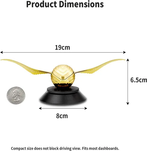 Miniatura 2 de Kwak's Ambientadores solares para automóvil, ambientador solar para automóvil con alas oscilantes para accesorios de decoración de autorrotación
