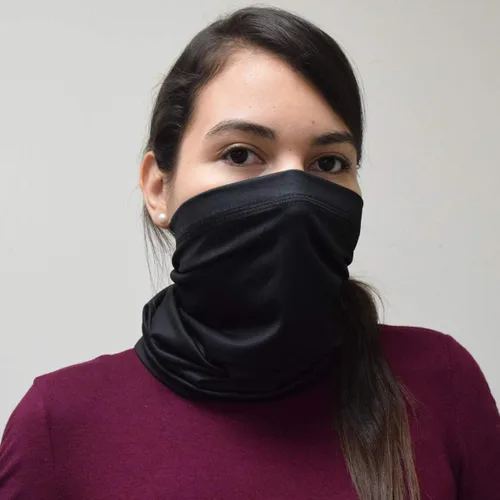 Miniatura 4 de Vive La Fete Polainas de cuello suaves y clásicas para hombres y mujeres, tela elástica en cuatro direcciones, transpirable, calentador de cuello