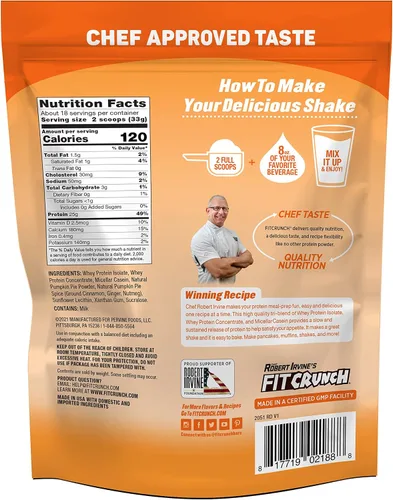 Miniatura 3 de FITCRUNCH - Proteína de suero de triple mezcla, apta para dieta cetogénica, baja en calorías, alta en proteínas, sin gluten, sin soja