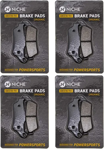 Miniatura 7 de NICHE Juego de pastillas de freno para BMW R1100S R850R R1200GS R1200RT R1150GS R1200R 34212335465 trasero orgánico 2