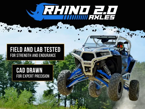 Miniatura 2 de SuperATV Eje CV trasero Rhino 2.0 para Polaris Ranger XP 1000 High Lifter Edition (2017+) - TRASERO