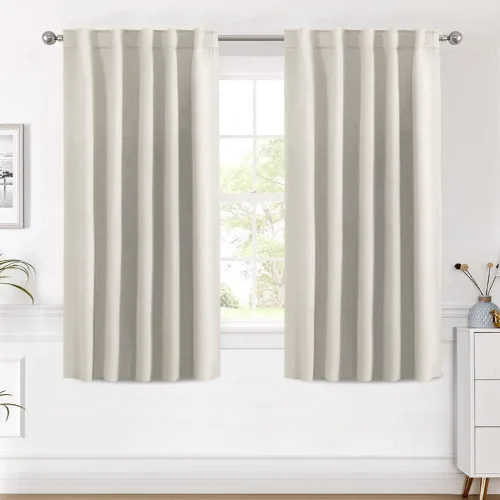 Miniatura 134 de H.VERSAILTEX Cortinas opacas con aislamiento térmico, paneles de tratamiento de ventana, cortinas opacas para oscurecer la habitación, cortinas Gris