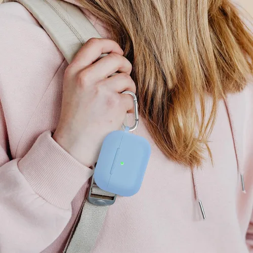 Miniatura 7 de Funda para AirPods Pro con kit de limpieza, funda de silicona suave para Apple AirPod Pro de 1ª/2ª generación, accesorios de funda AirPods Pro/Pro 2