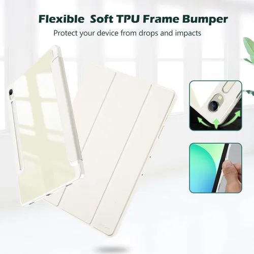 Miniatura 8 de ProCase Funda protectora para Galaxy Tab S10 FE 2025 / S9 FE 10.9 pulgadas / Tab S9 11 pulgadas 2023, cubierta inteligente de soporte delgado