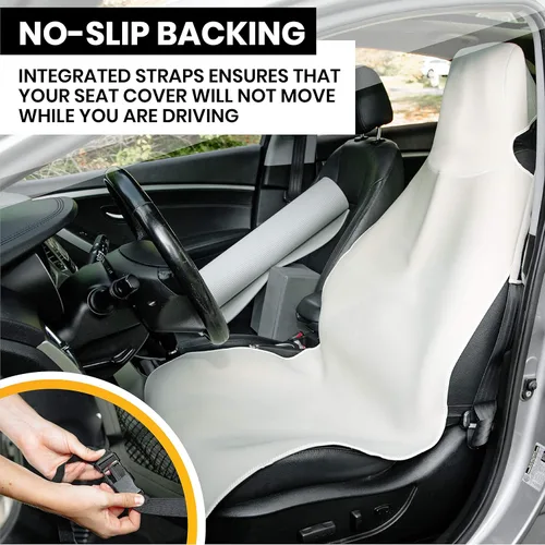 Miniatura 6 de Ajuste Universal, Funda para asiento de coche con visualización parabrisas, gratuita impermeable, mejor neopreno antideslizante Automóvil Asientos