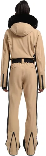 Miniatura 26 de GSOU SNOW Traje de esquí para mujer, traje de nieve de una pieza, para snowboard, delgado, aislante, impermeable, resistente al viento