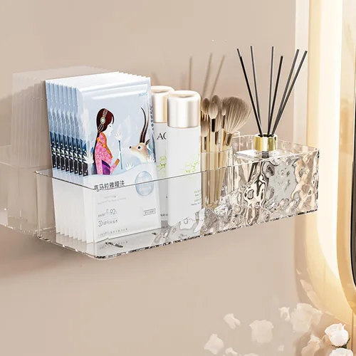 Miniatura 7 de Lae Nuvole Organizador de Caddy de Baño Montado en la Pared, Estante de Ducha Adhesivo para Caddy de Ducha Interior, Organizadores de Baño