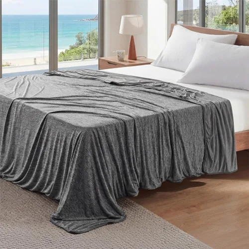 Miniatura 22 de Bedsure - Manta refrescante para personas que tienen calor al dormir, para habitación de niñas y niños, cobija fresca, ropa de cama ligera