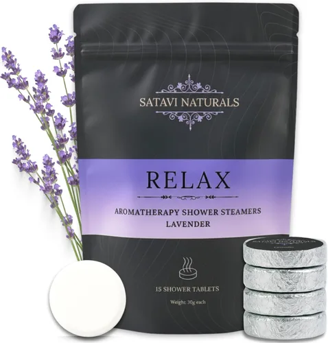 Miniatura 8 de Vaporizadores de ducha, paquete de 5 variedades, bombas de ducha de aromaterapia para aliviar el estrés, juego de regalo de cuidado personal de spa