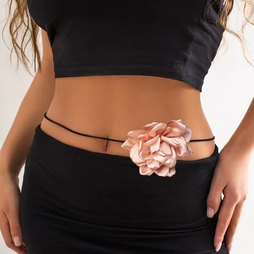 Miniatura 4 de INENIMARTJ Gargantilla de flores, gargantilla de rosa grande, gargantilla de terciopelo con roseta de flores, collar para mujeres y niñas, novia