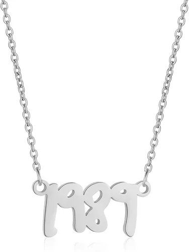 All too well 1989 - Collar de reputación para cantante de la música, regalos inspirados para fanáticos, Acero inoxidable, Acero inoxidable