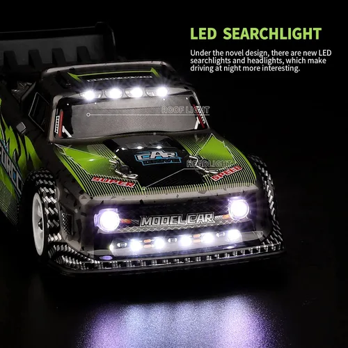 Miniatura 5 de GoolRC WLtoys 284131 - Coche de deriva a control remoto, escala 1:28, 4WD 30KM/H, coche eléctrico de alta velocidad RTR, chasis de metal, 2