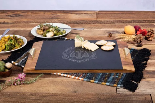 Miniatura 2 de PICNIC TIME Harry Potter Hufflepuff Covina - Bandeja para servir acacia y pizarra, juego de tabla de charcutería, tabla de queso