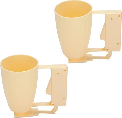 Dispensador de masa de 2 piezas, dispensador de masa de panqueques de mano, para hacer cupcakes, albóndigas, crema para pasteles, mezclador, embudo